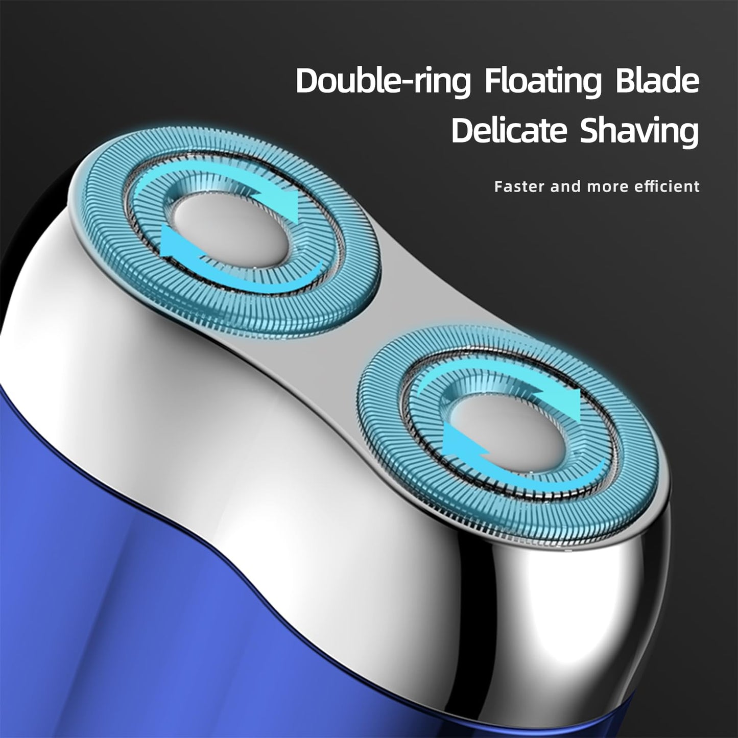 ChicVogue Mini Afeitadora Eléctrica De Doble Cabezal Modelo Nuevo Afeitadora De Bolsillo Mejorada Afeitadora De Doble Cabezal Lavable Mini Afeitadora Portátil Usb Afeitadora Eléctrica Compac