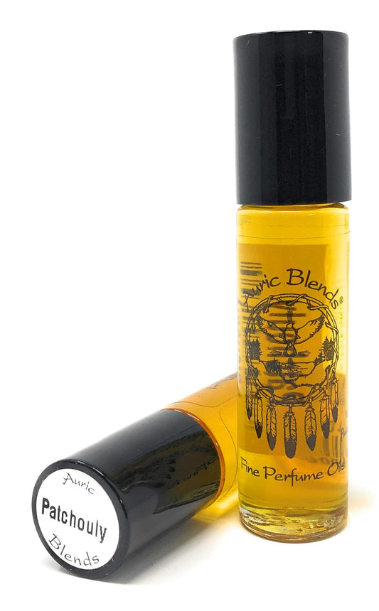 Auric Blends - Rodillo fino del aceite del perfume en Patchouly - 0,33 oz.