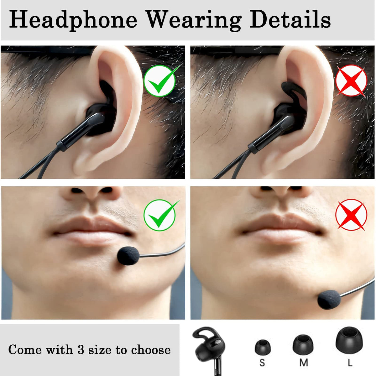 Auriculares GaiRen V4C Plus Negro Bluetooth 5.1 Auricular Derecho