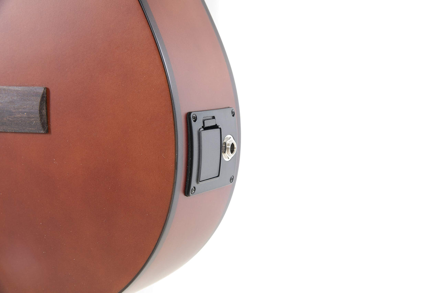 Gewa ISGEWPS510190 Guitarra de concierto Electroacústica, derecha, 4/4 Nogal Slim, Negro