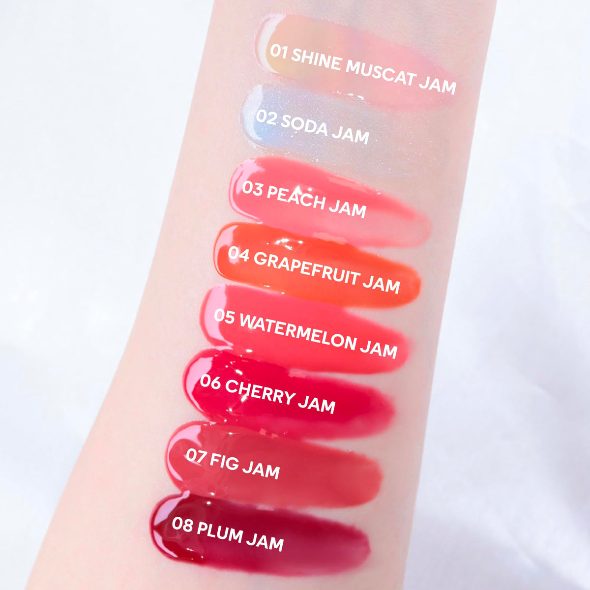 COLORGRAM TINTIN DORY LIP JAM 06 CHERRY JAM | Pudding Pot Lip Blush | Tinted Lip Jam, Hydrating & Plumping Lip Gloss with Lightweight, Non-Sticky Formula | Clear Radiance & Semi-Transparent Color