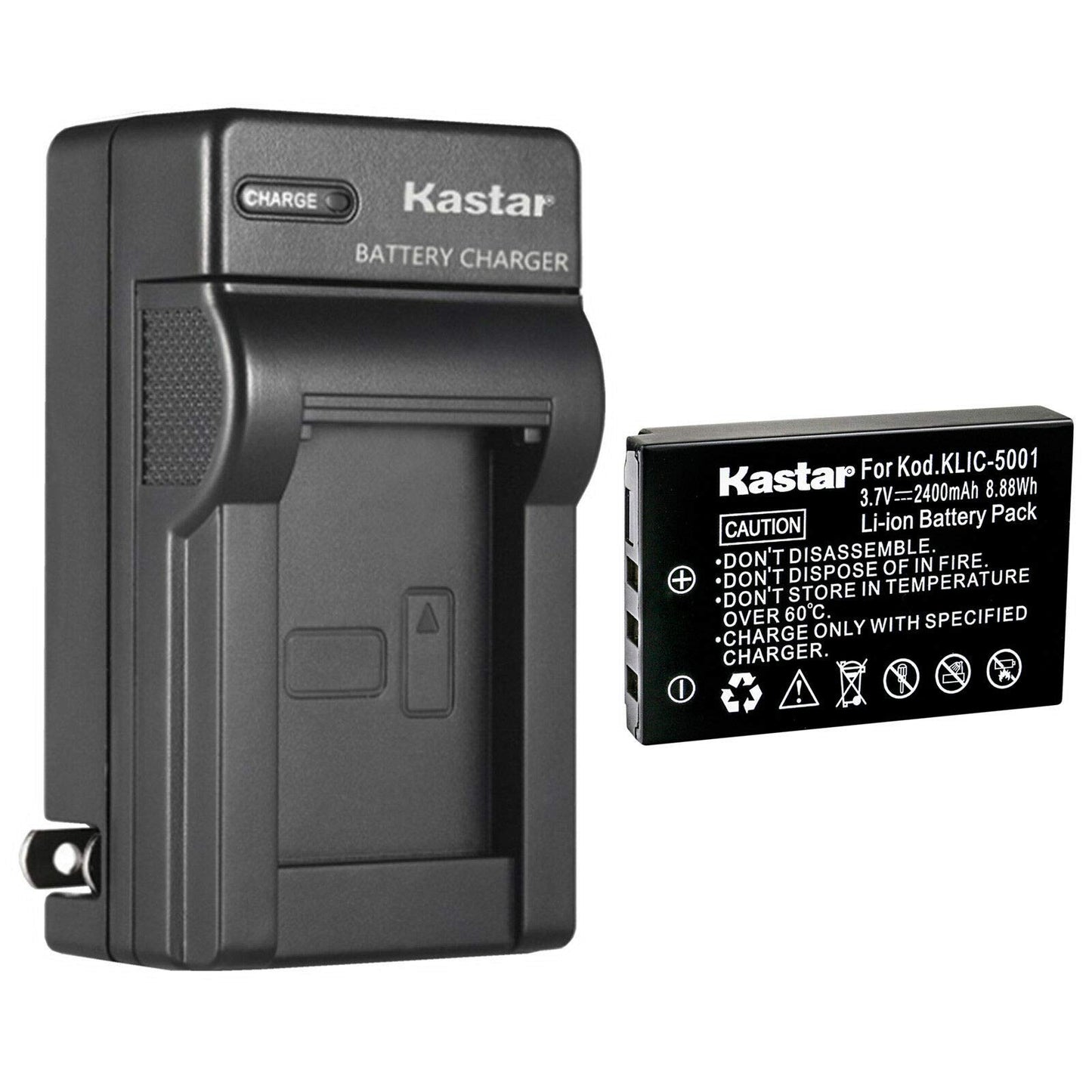 Cargador de Batería Kastar CA de Repuesto para Kodak EasyShare Z7590 Zoom