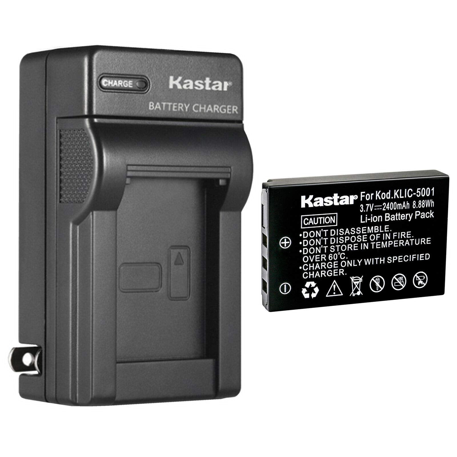 Cargador de Batería Kastar CA de Repuesto para Kodak EasyShare Z7590 Zoom