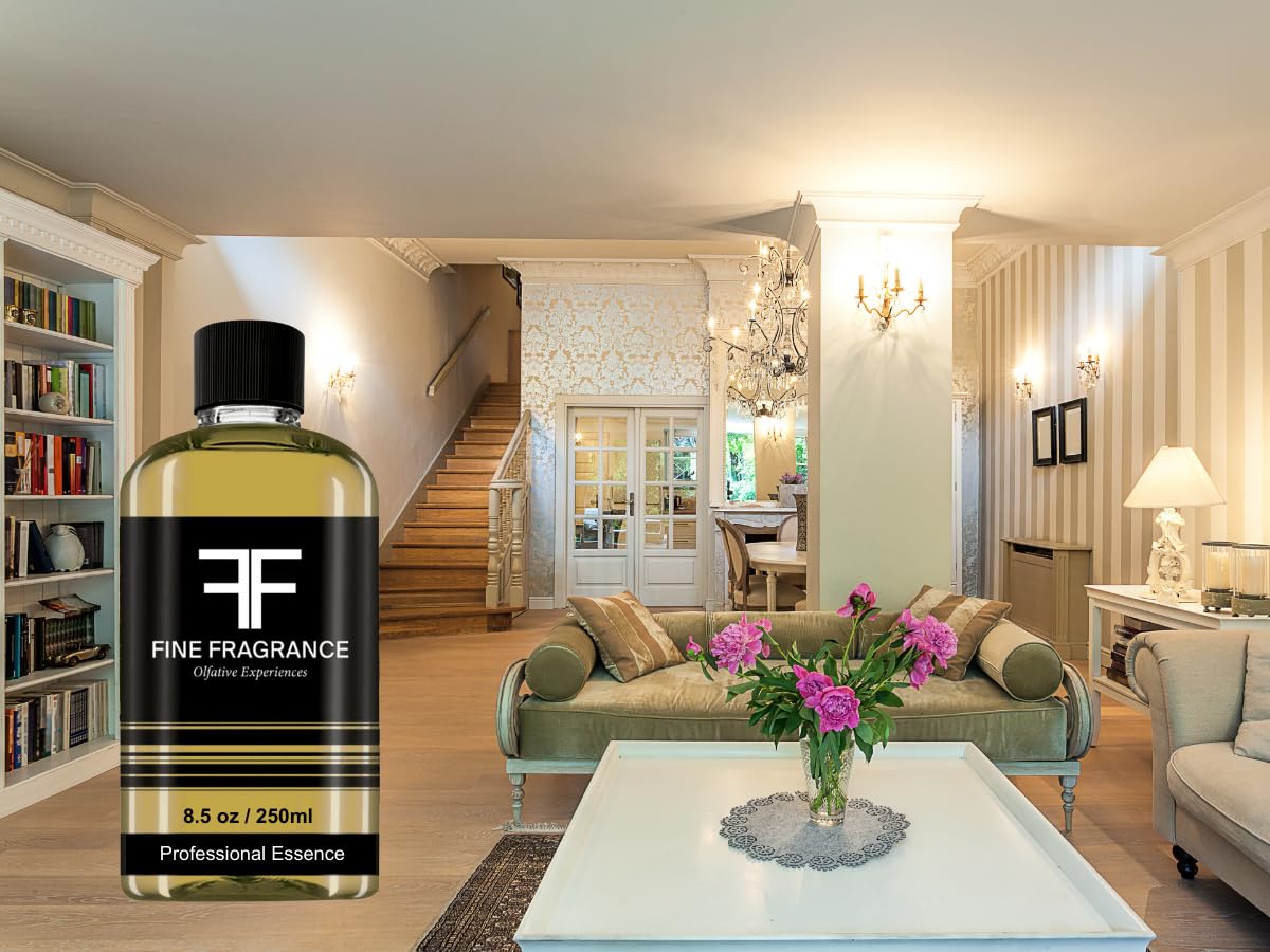 Fine Fragrance, Esencia para difusor aroma Jazmín, 250ml, ultra concentrada para uso exclusivo en difusores profesionales y aromaterapia
