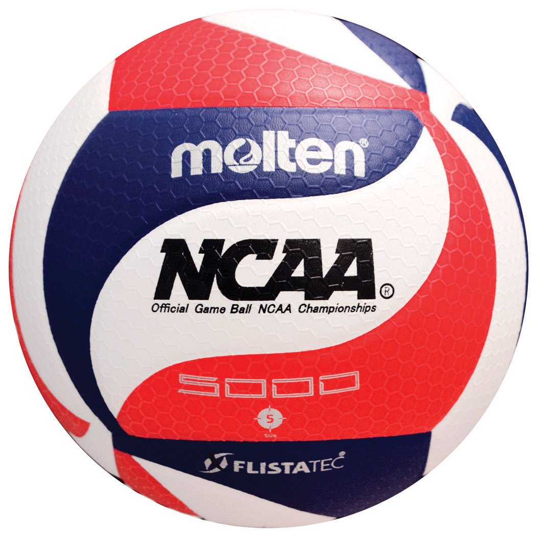 Pelota de Voleibol Molten FLISTATEC Rojo Blanco Azul Medida Oficial NCAA