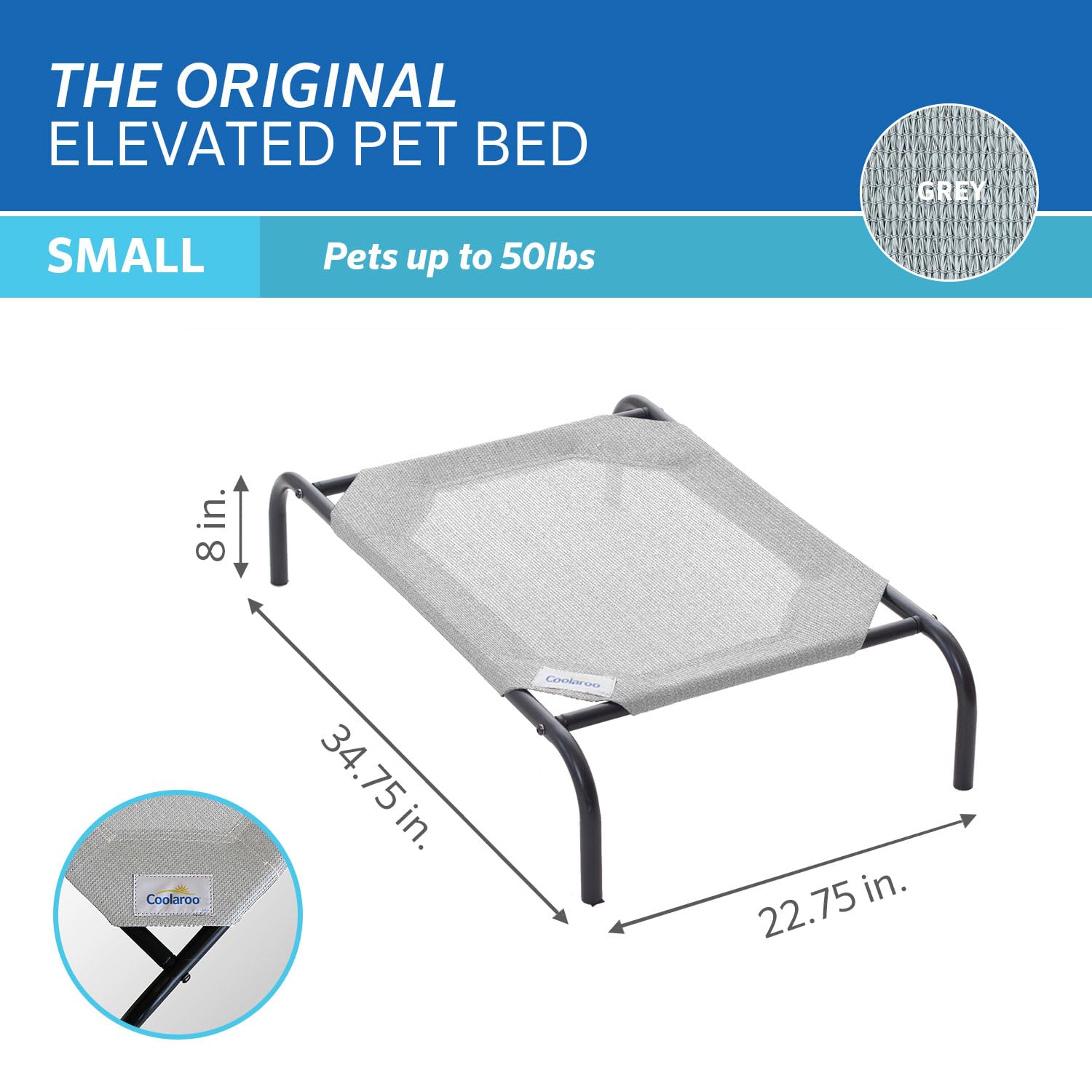 Coolaroo - Cama elevada para Mascotas