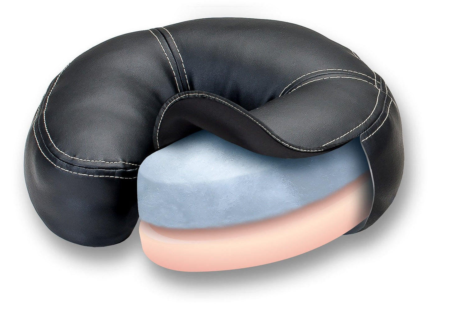 Mesa de Masaje Earthlite Crema de Vainilla con Soporte Flexible y Plataforma Autoajustable