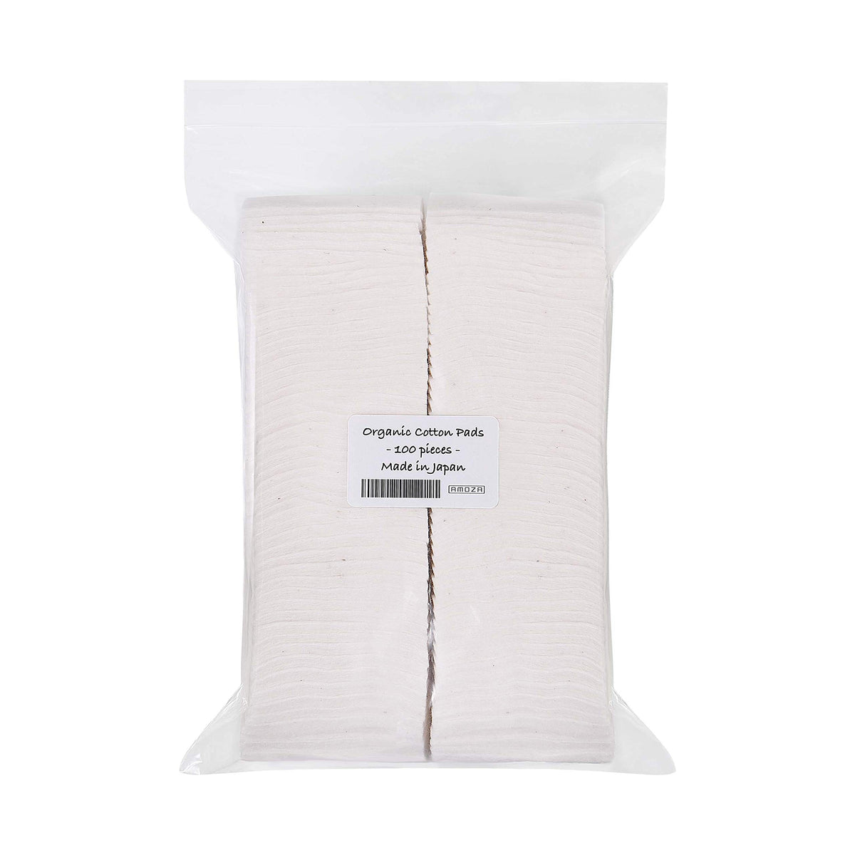Almohadillas de Algodón Orgánico Japonés 100 % Orgánico Sin Blanquear, 100 Piezas
