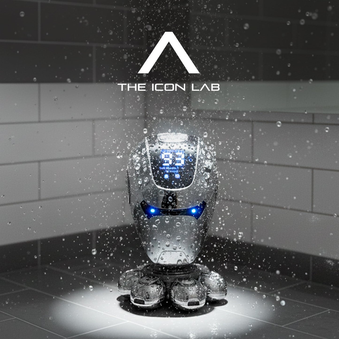 THE ICON LAB | Kit de Afeitado Inhalámbrico 5 en 1 con Pantalla LCD | Motor 9200 RPM | Rasuradoras para Hombre Resistente al Agua | Apto para Cabello, Cara y Cuerpo | Carga USB | Accesorios Hombre