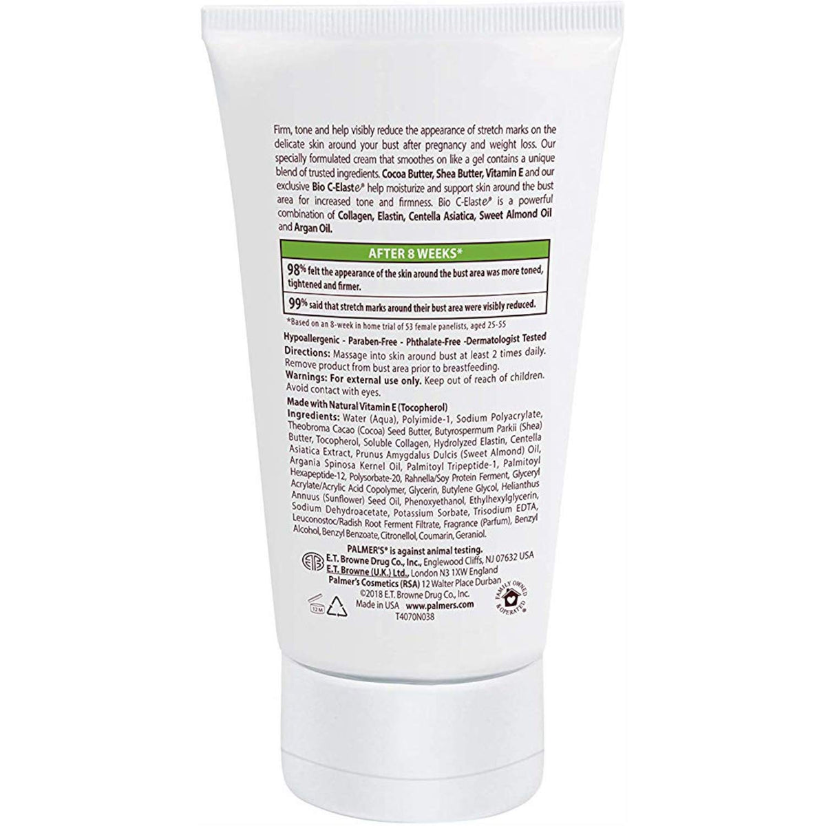 Palmer's Cocoa Butter Formula Bust Cream With Vitamin E , 4.4-Ounce Tubes by Palmer's