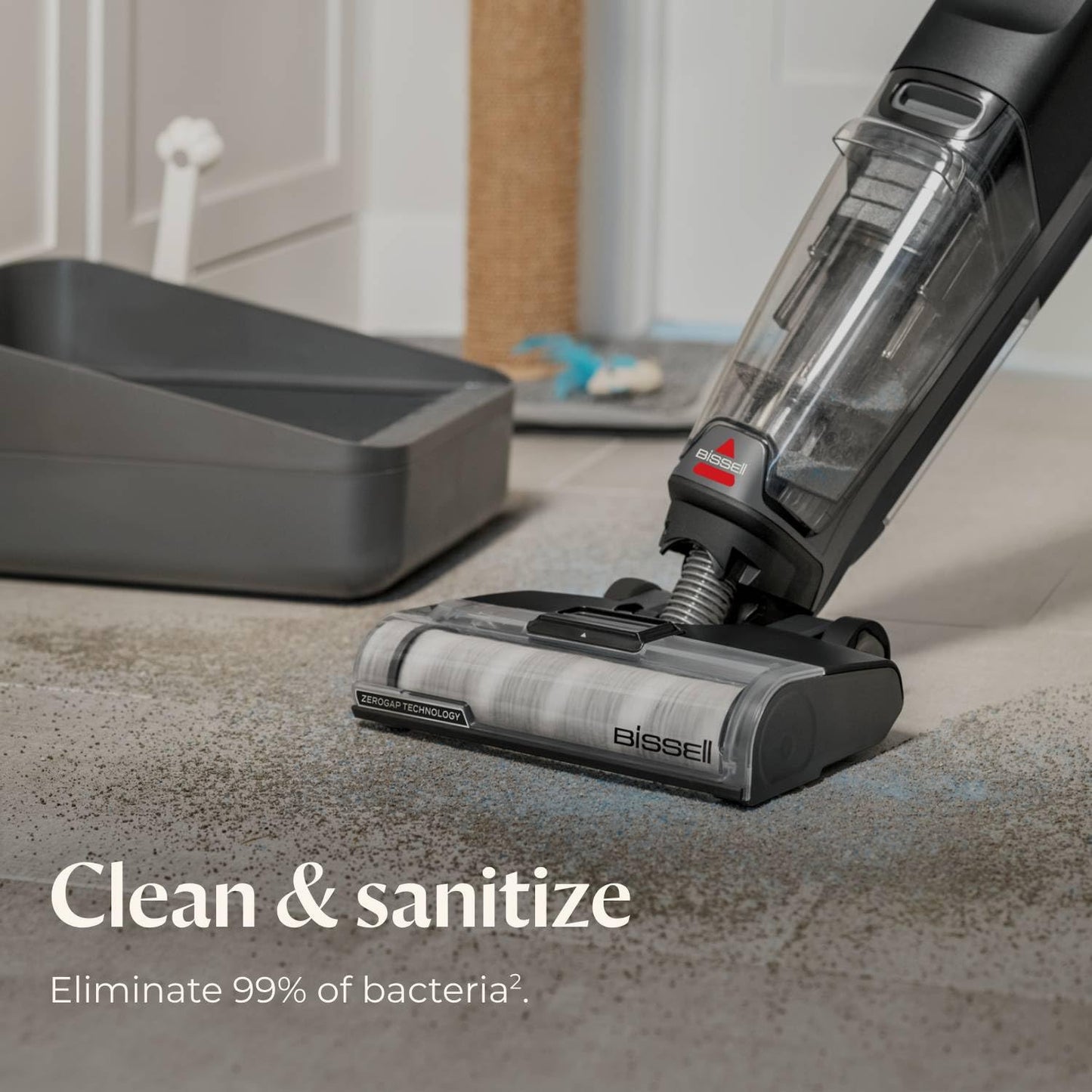 Bissell CrossWave OmniForce Edge - Limpiador de Suelos multisuperficie, Negro y Gris
