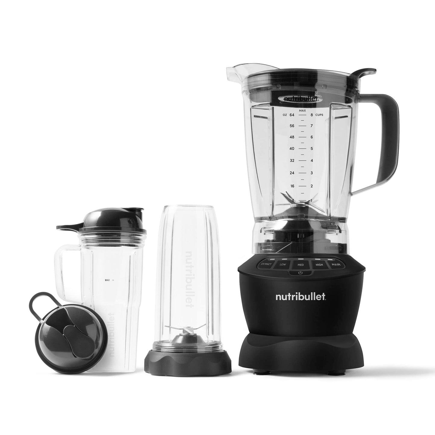 Batidora Nutribullet Negro Mate 1200W Combo