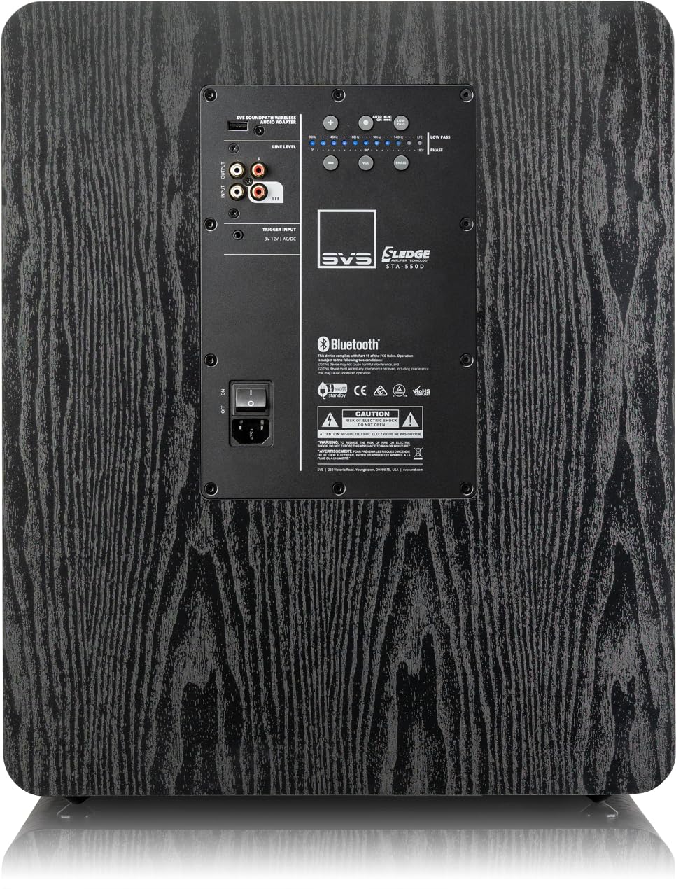 SVS PB-2000 Pro - Subwoofer con Puerto de 12 Pulgadas (Ceniza Negra Premium)