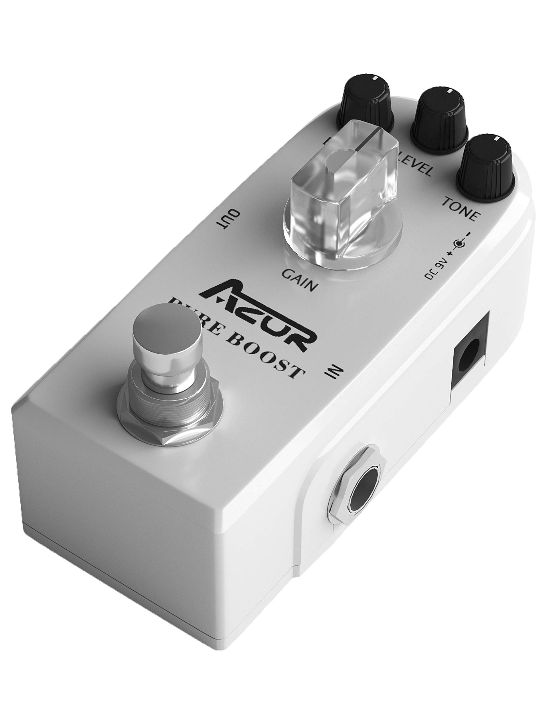 AZOR Pure Boost Pedal de efecto de guitarra Micro Clean Boost Pedal para guitarra eléctrica True Bypass