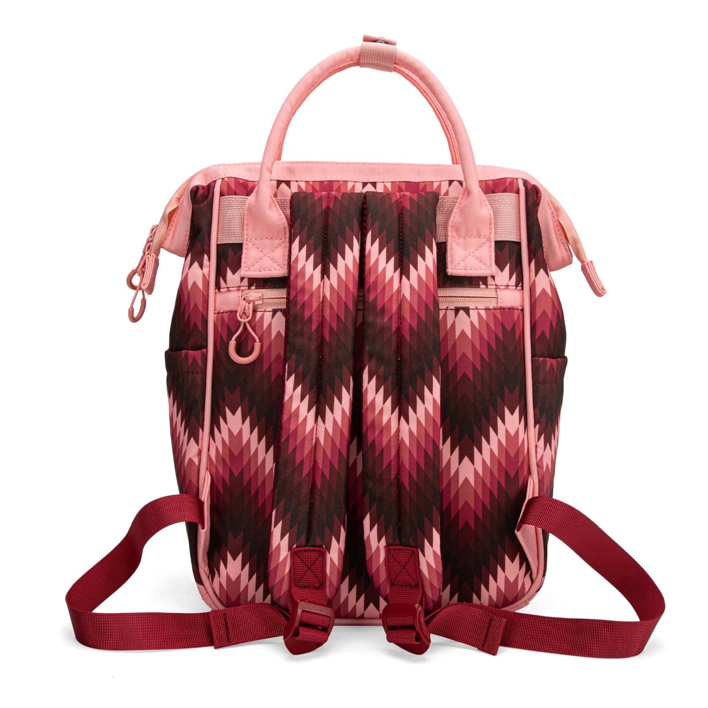 Montana West Wrangler Bolsa de pañales Mochila Western Bolsa de bebé, Clásico Rosa Oscuro, Moderno