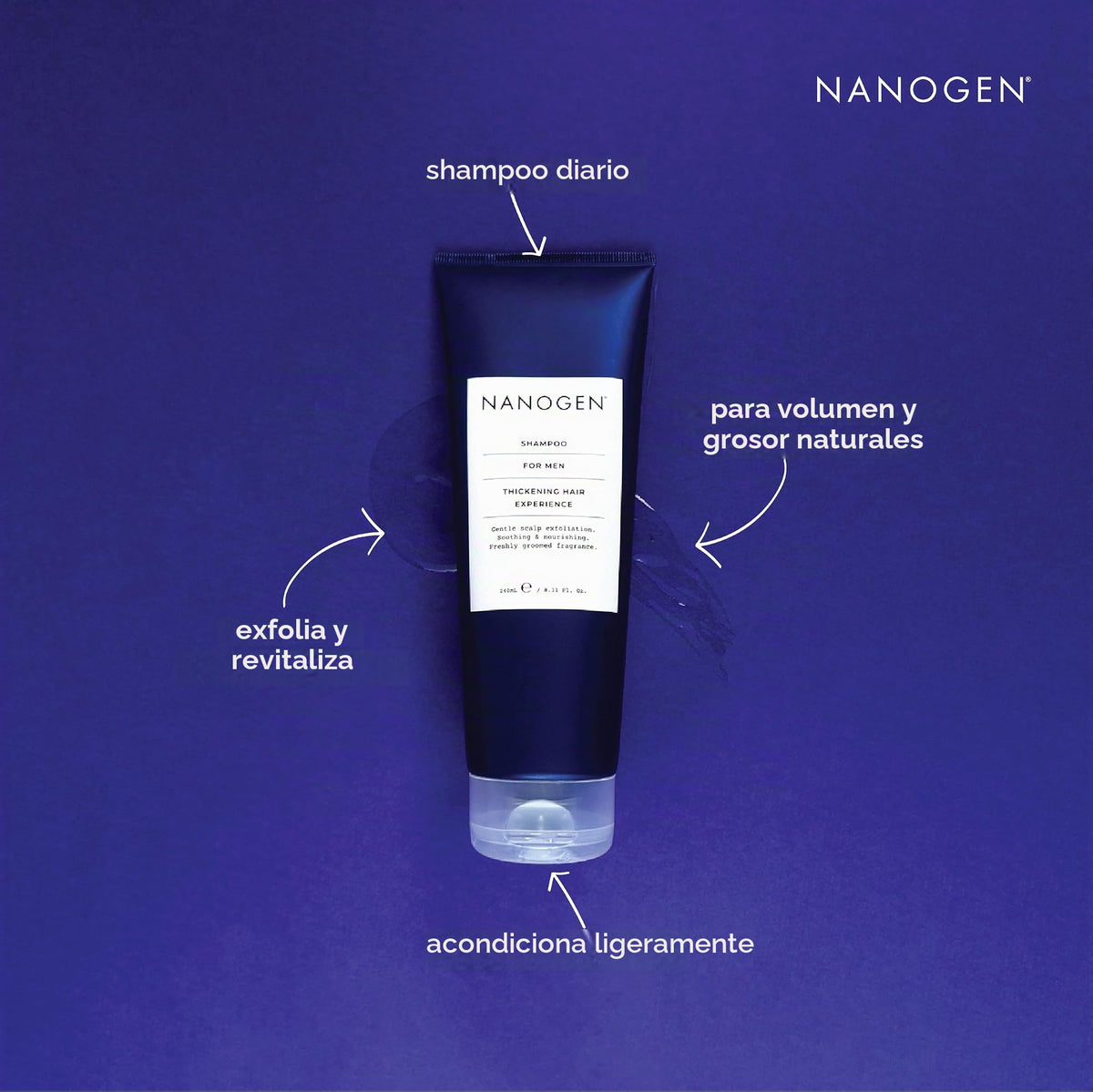 Champú Tratamiento Engrosador de Cabello Nanogen para Hombre