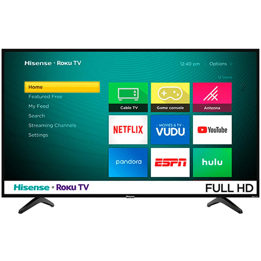 Hisense Televisor LYTIO 40 40H4030F Full HD Smart TV Roku (Certified Refurbished/Reacondicionado) (Renewed)