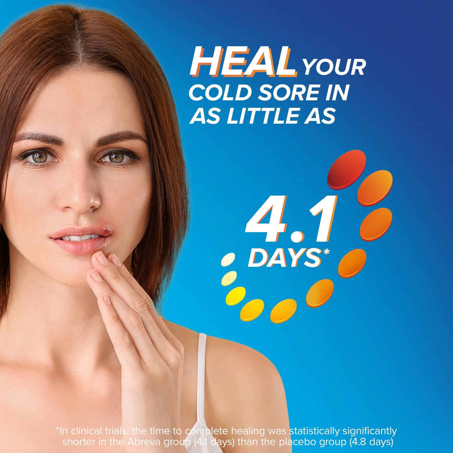 Tratamiento en Bálsamo Labial Abreva 2 gm con Bomba para Herpes Labial