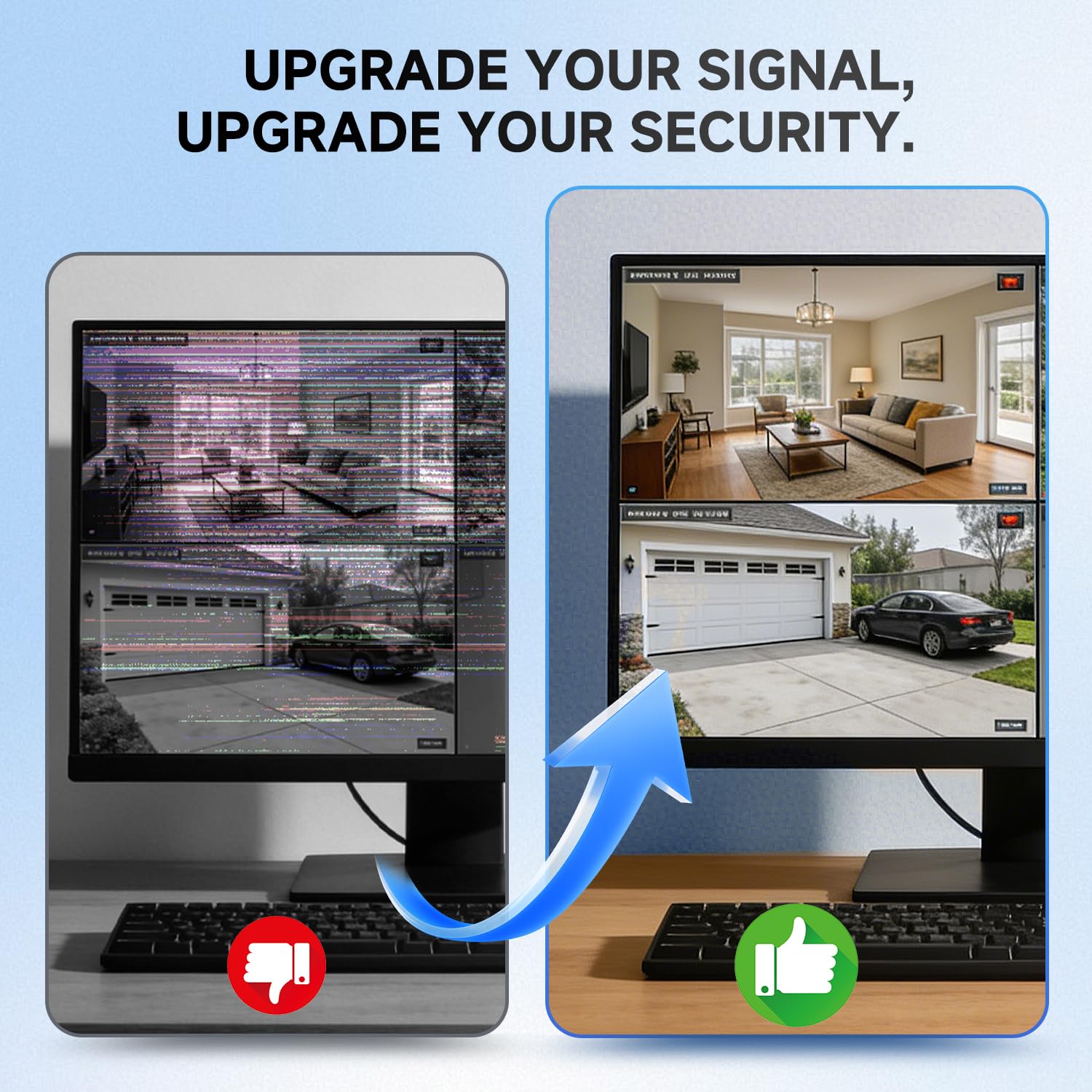 ANLINK 300 pies (91 metros) 4K 8MP 5MP 2MP 1080P Cable de vídeo y alimentación BNC, cable Mini RG59 para sistemas de cámara de seguridad CCTV, con conector BNC, adaptador RCA, clips de cable