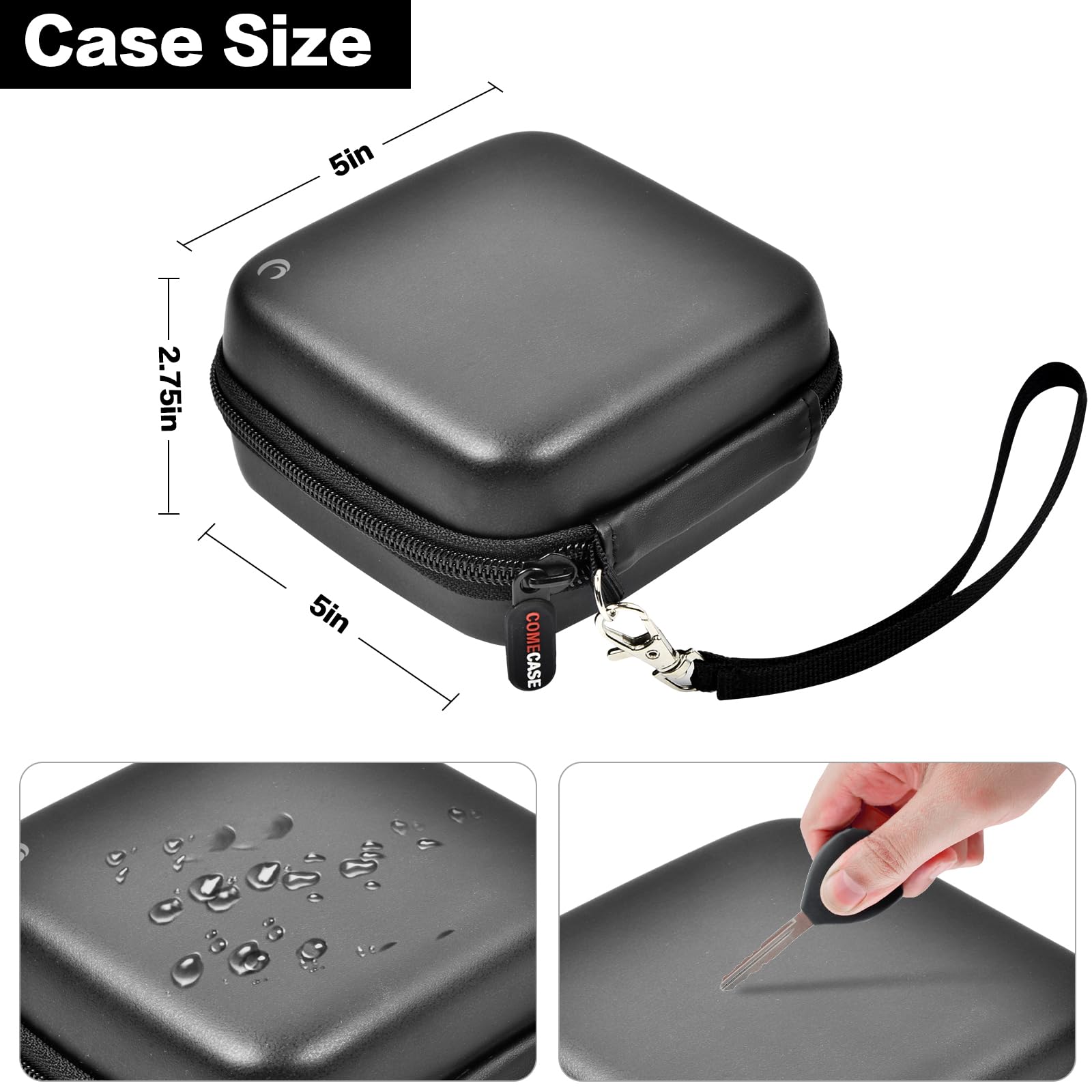 Funda rígida compatible con NETGEAR Nighthawk M6 Pro MR6500/ M6/ M5 / M1 MR1100 5G LTE WiFi Hotspot móvil, bolsa de almacenamiento de enrutador de viaje con bolsillo de malla para cargador y otros