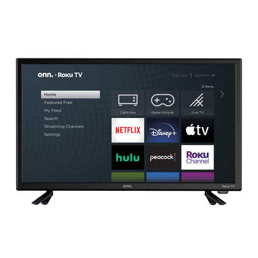 Telvision Onn 100002430 HD 24 pulgadas Pantalla LED Alta definicion 720P HDMI TV USB (Reacondicionado)