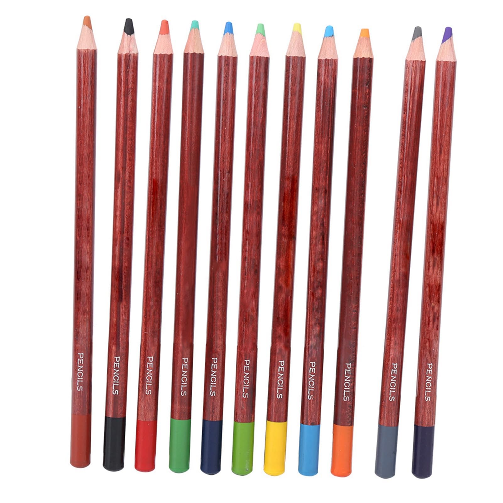 Jeanoko - Juego de 12 lápices de colores pastel, herramientas de pintura, lápices de boceto, (lápiz de tóner para paisaje)