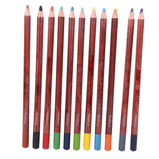 Jeanoko - Juego de 12 lápices de colores pastel, herramientas de pintura, lápices de boceto, (lápiz de tóner para paisaje)