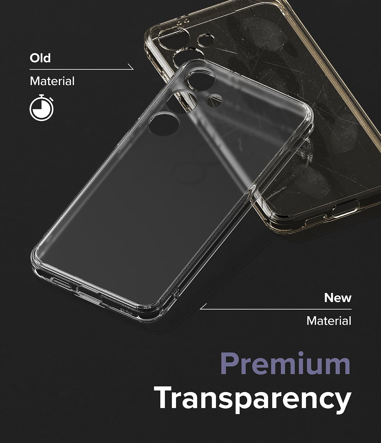 Funda Ringke Fusion Translúcida Mate Antihuellas para Samsung Galaxy S24 Plus 5G Matte Clear