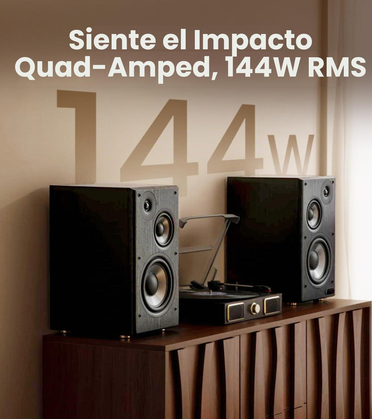 Altavoces de Estantería Edifier Negro Alta Resolución Bluetooth 6.0