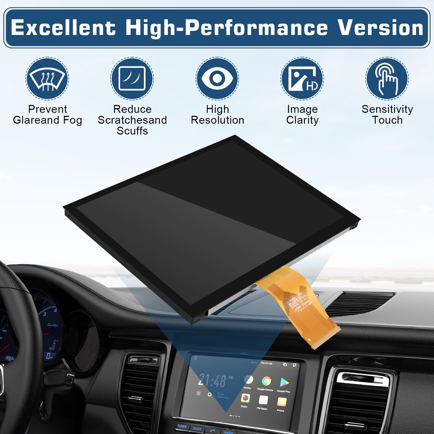 visualización táctil Uconnect de 8.4 pulgadas para Dodge RAM