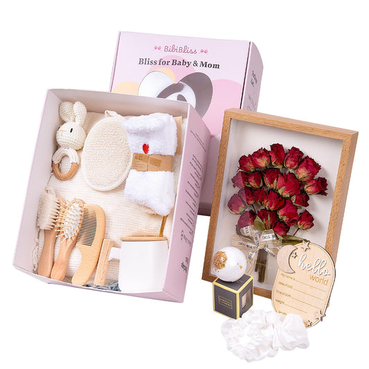 BIBIBLISSBABY - Regalo de lunes para mujer, paquete de 17 piezas para el cuidado de mamá después del bebé, regalos de embarazo para madres primerizas, después del nacimiento y posparto esenciales para