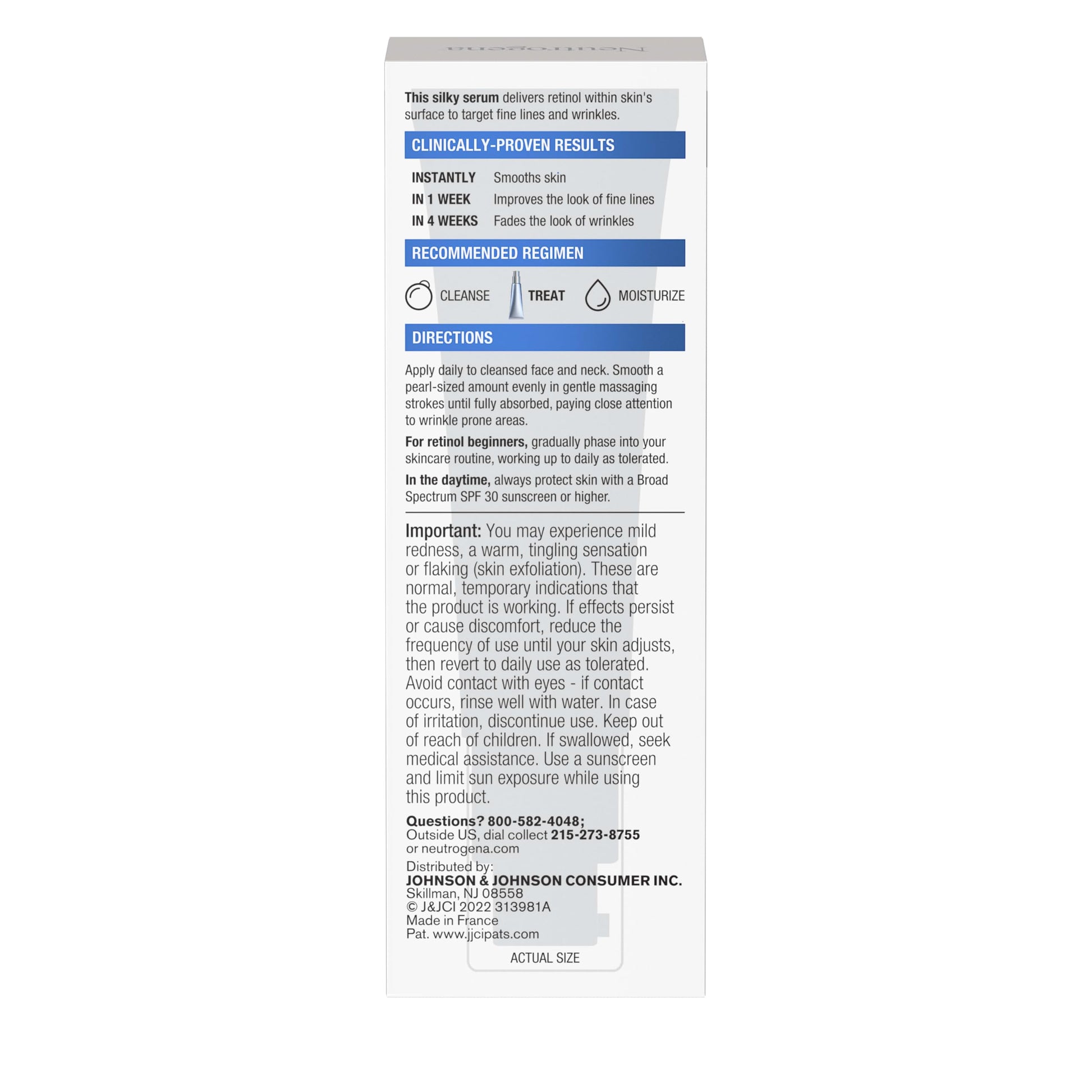 Neutrogena Rapid Wrinkle Repair Serum, 1 Ounce