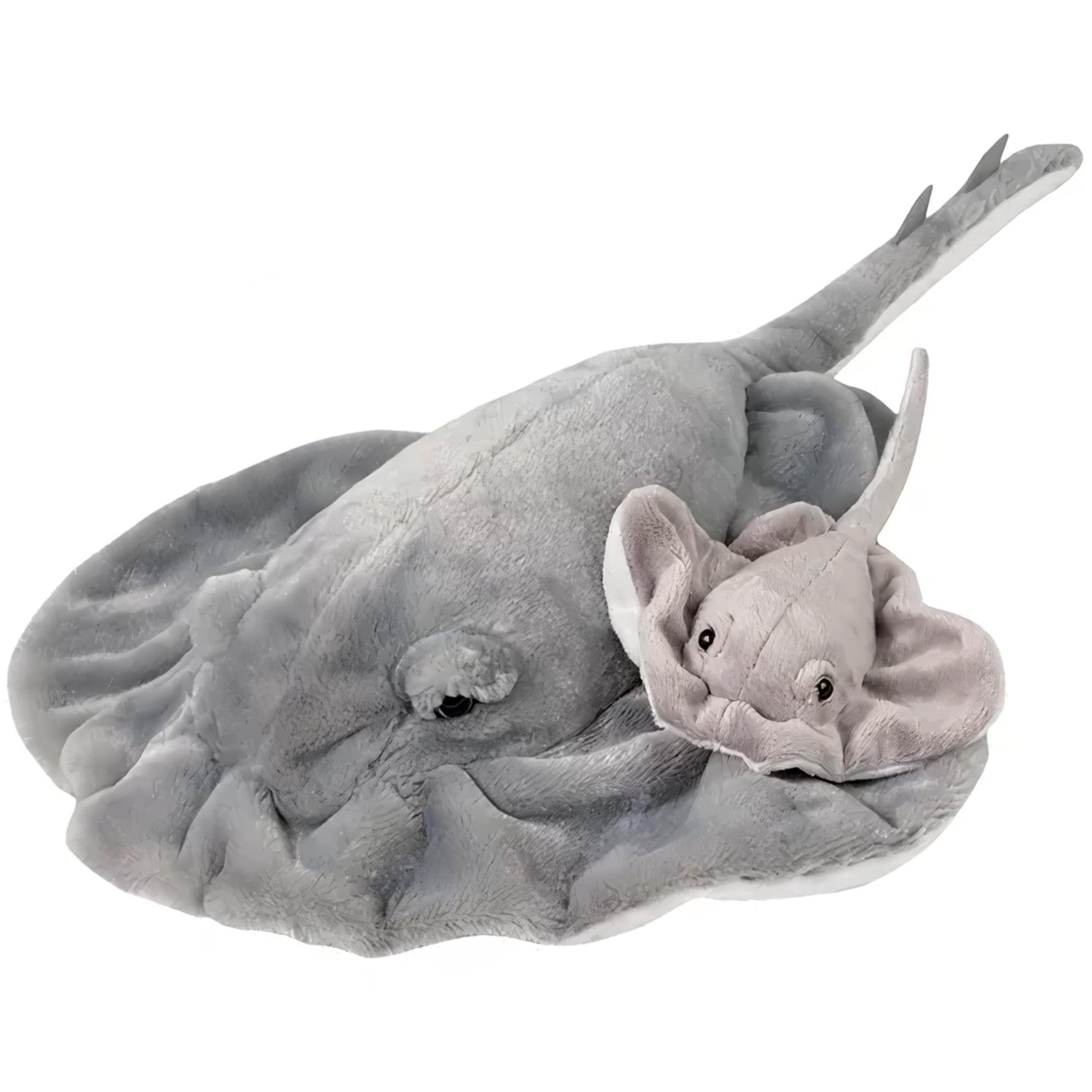 Juguete de Peluche Stingray Azul con Cría 60cm