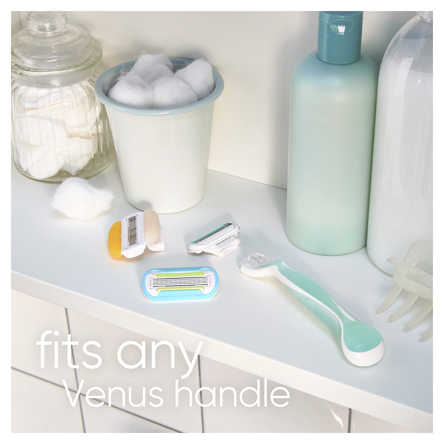 Venus Gillette Venus Smooth Sensitive - Recambios de cuchilla para mujer, 4 unidades