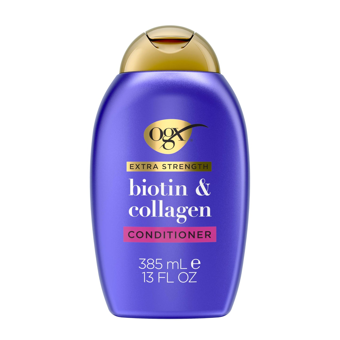 OGX, Acondicionador Volumen y Fuerza Extra de Biotina y Colágeno, 385 ml