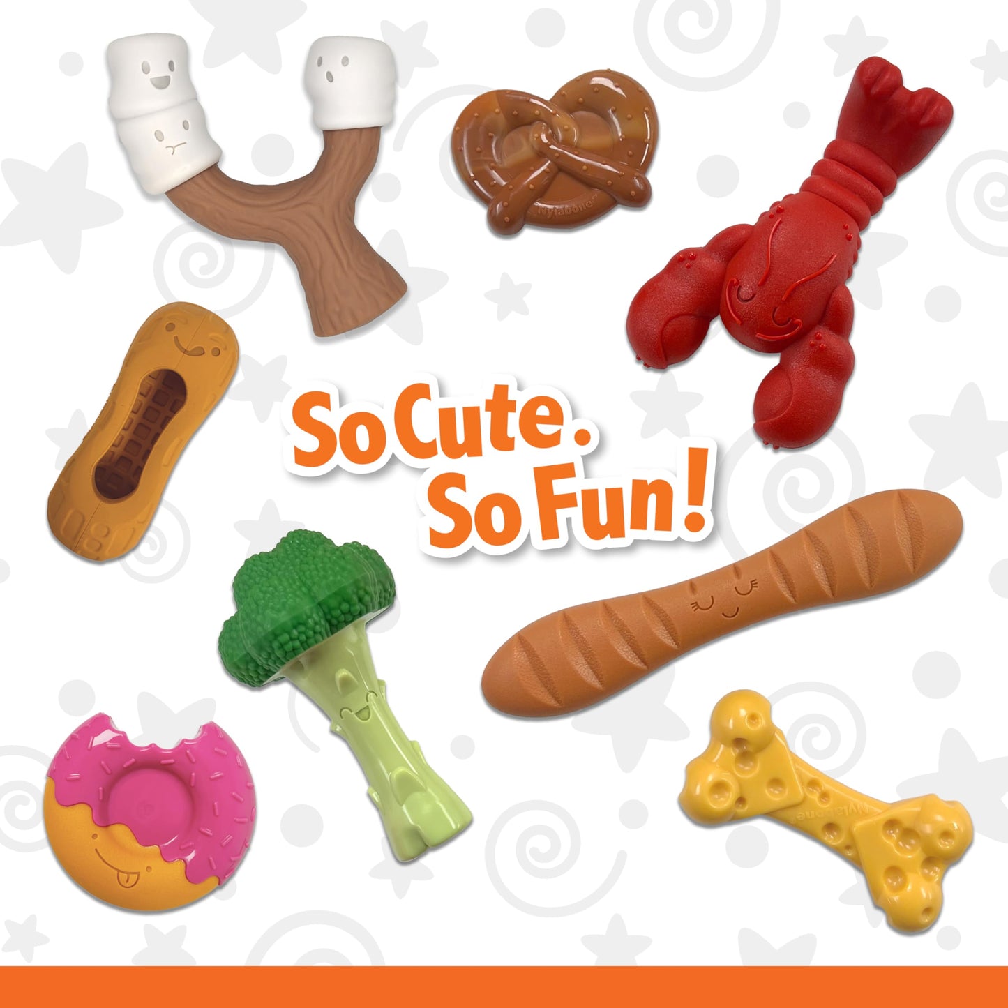Juguete Masticable Nylabone Maní Sabor Mantequilla para Perros