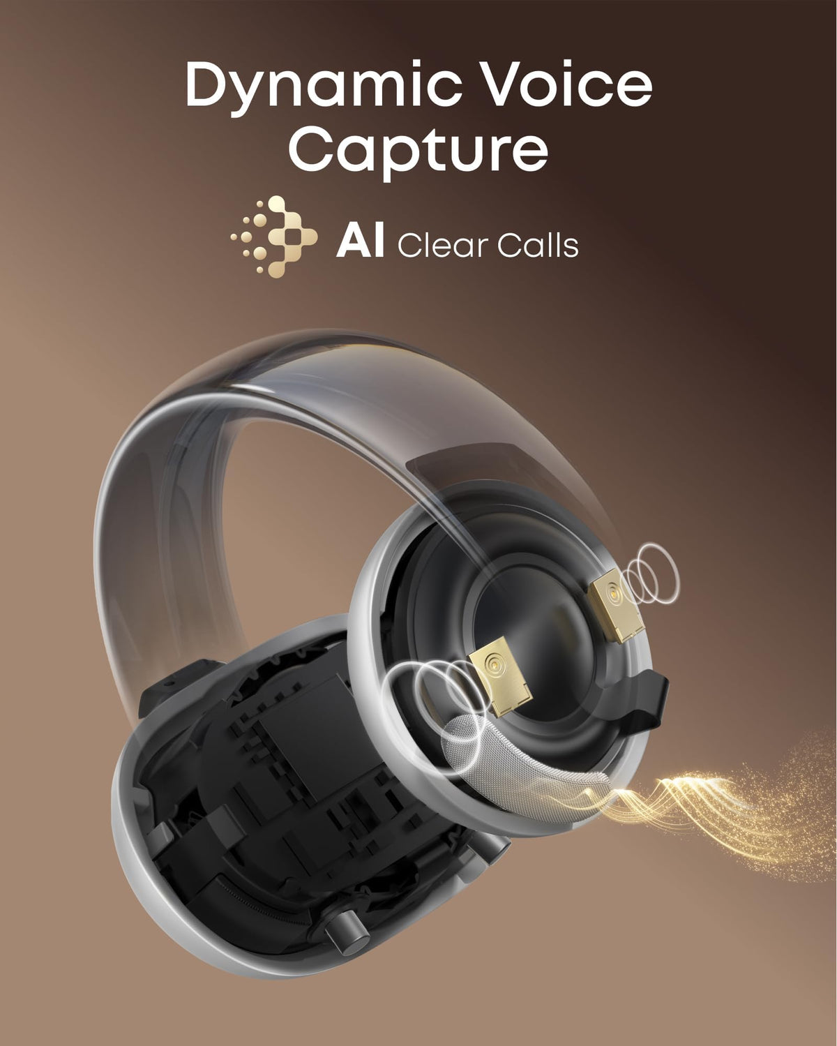 Audífonos de Oído Abierto Soundcore Anker Blanco AeroClip