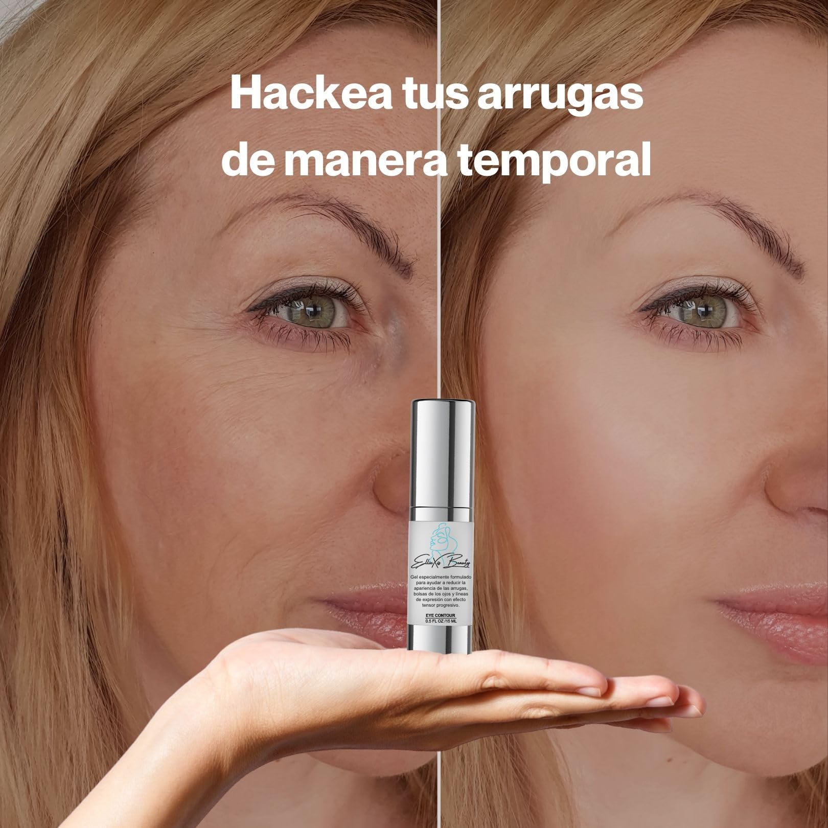 Suero Facial Ellixxis Beauty Reduce líneas de expresión y bolsas en los ojos con efecto Tensor