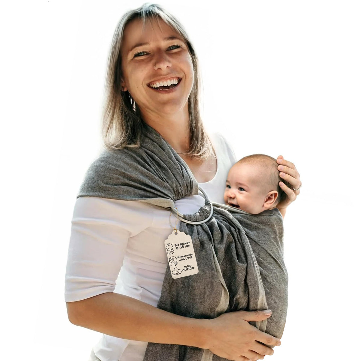 Envoltura de cadera para bebé – Portabebés para recién nacidos y niños pequeños – Envoltura de bebé de algodón suave para una cómoda ropa de bebé – Ideal para regalos de lactancia y ducha de bebé