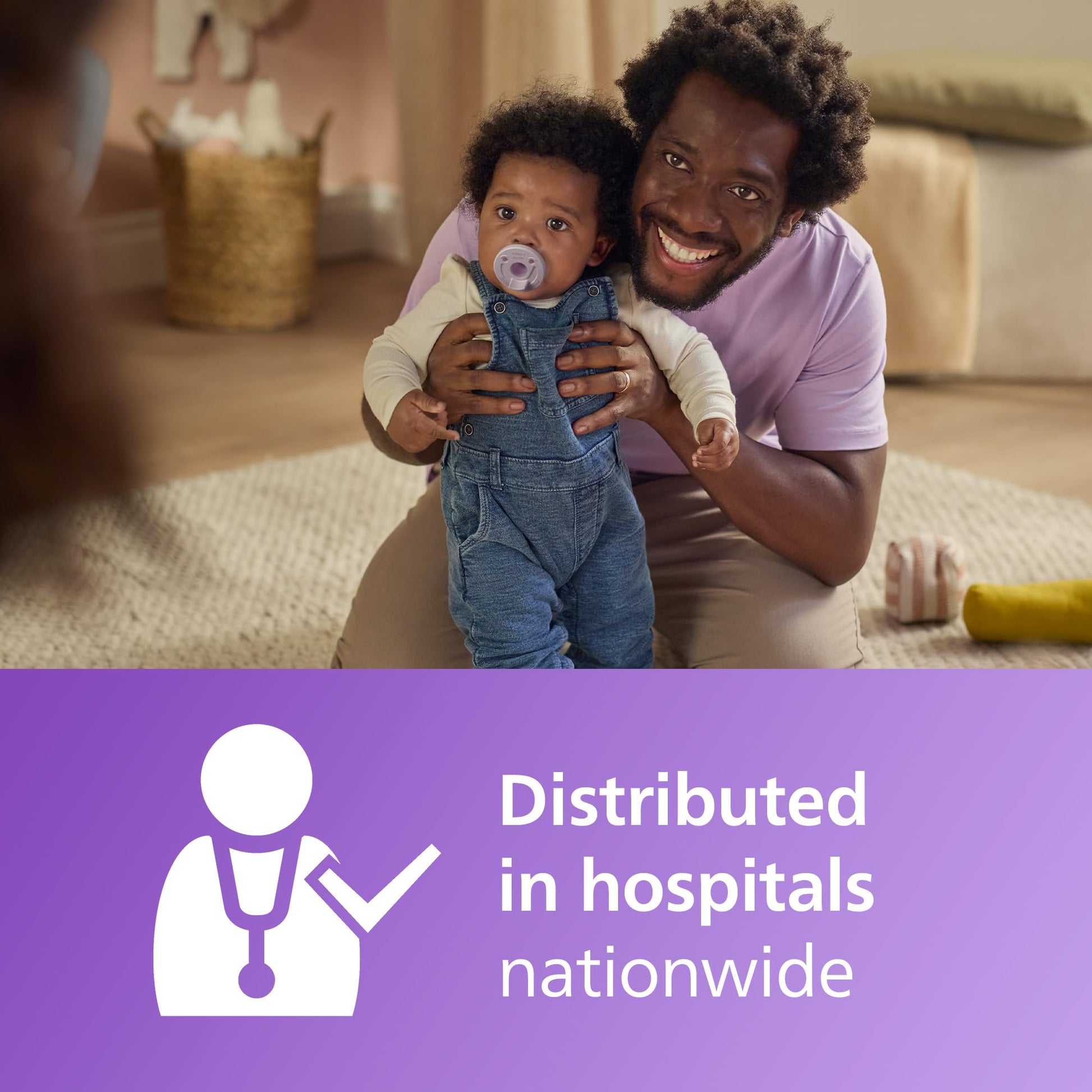 Chupetes Philips Avent lila rosa pastel para Bebés de 3 a 18 Meses