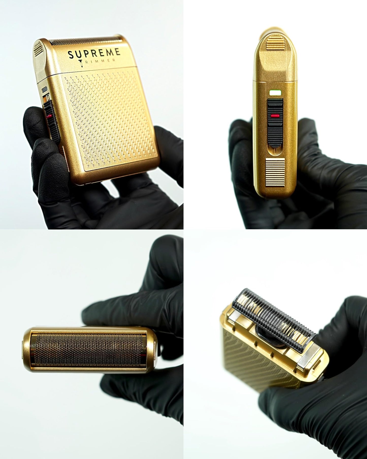Supreme Trimmer Solo afeitadora de una sola lámina para bolsillo, tiempo de ejecución de 150 minutos, uso inalámbrico, potente mini maquinilla de afeitar de viaje USB-C para uso profesional y