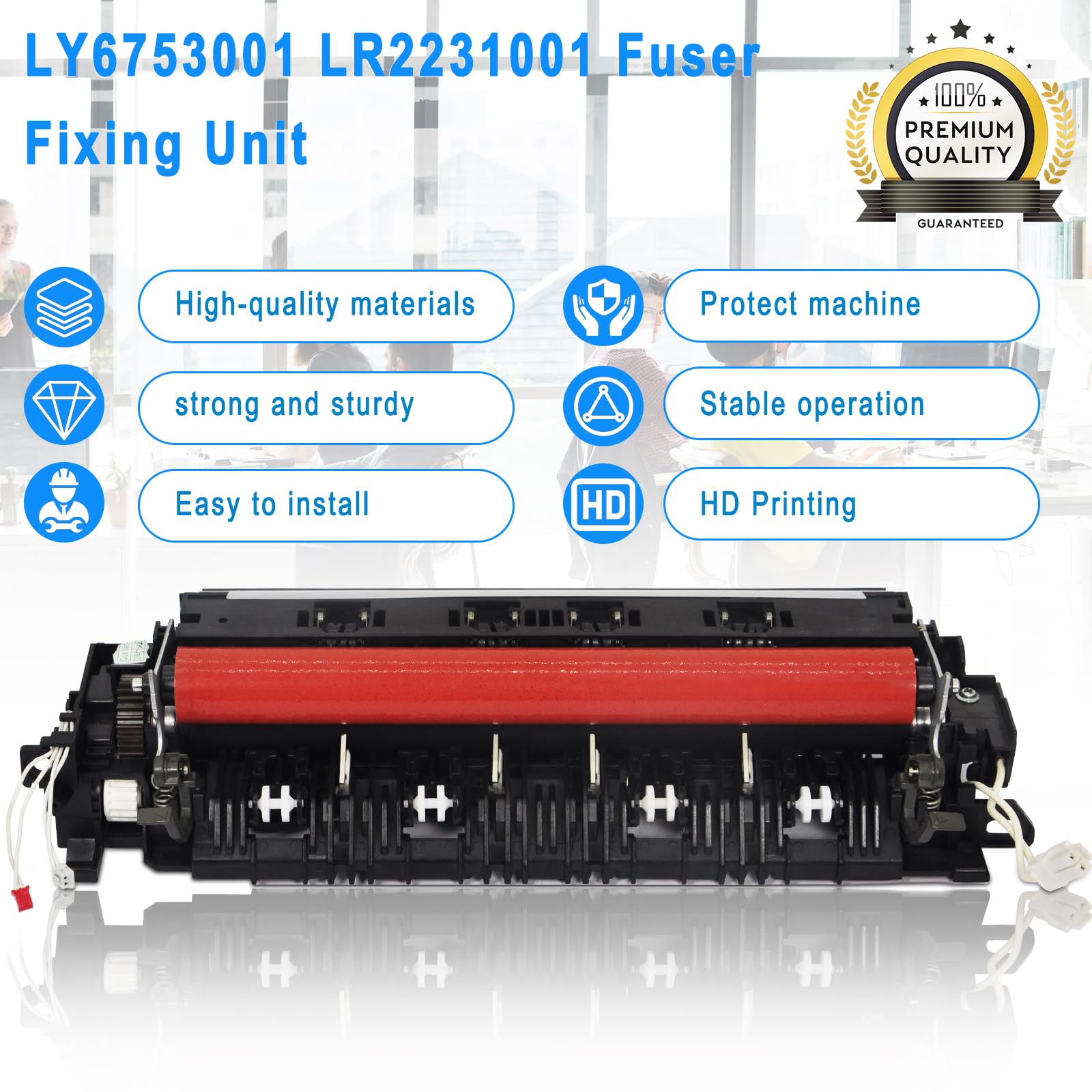 LY6753001 LR2231001 Unidad de fijación de fusibles compatible con impresora Brother HL-3140CW HL-3150CDW HL-3170CDW MFC-9310CW MFC-9140CDN MFC-9330CDW MFC-9340CDW DCP-9020CDW 110-120V V