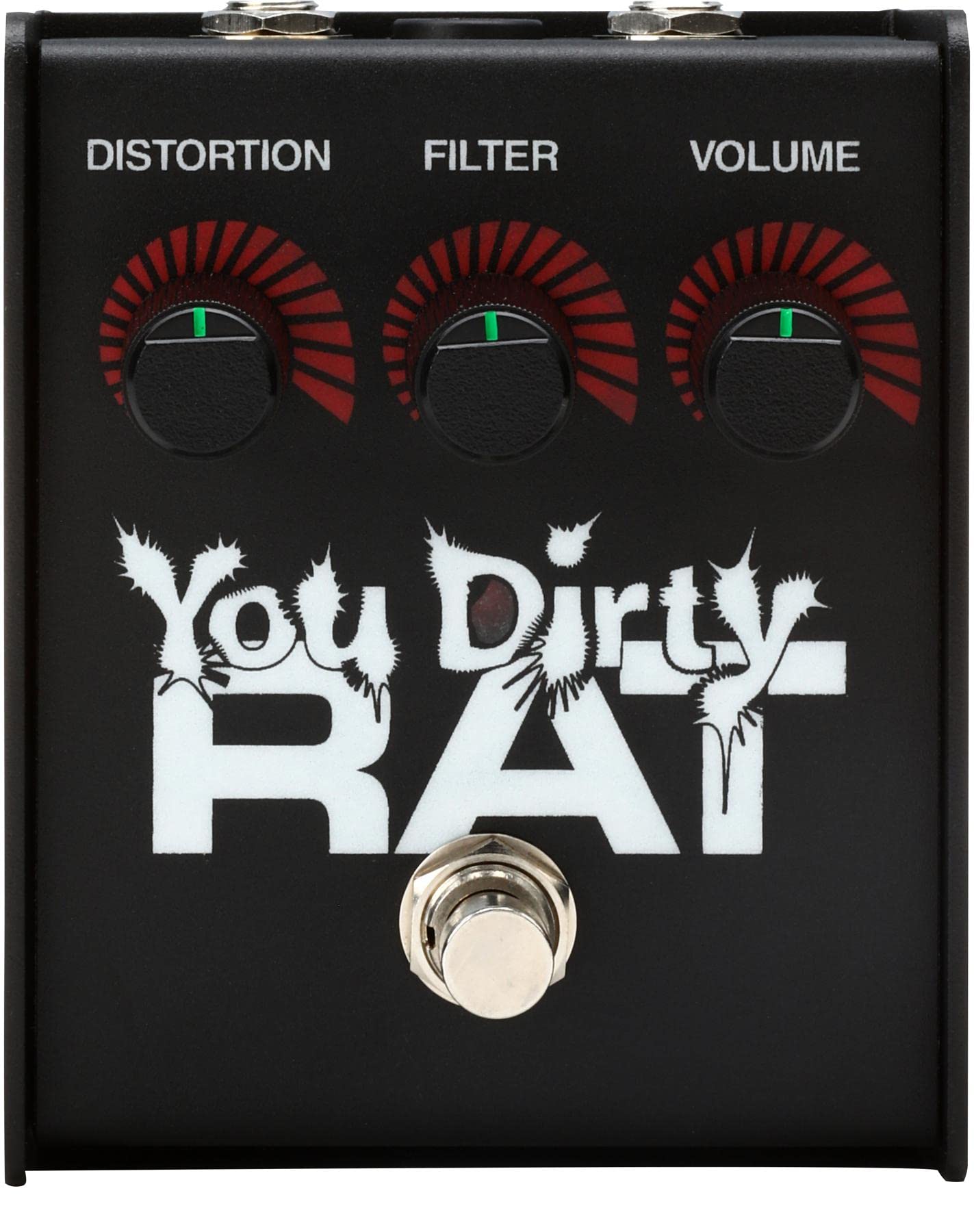 Pedal de Distorsión Pro Co DIRTY RAT Negro