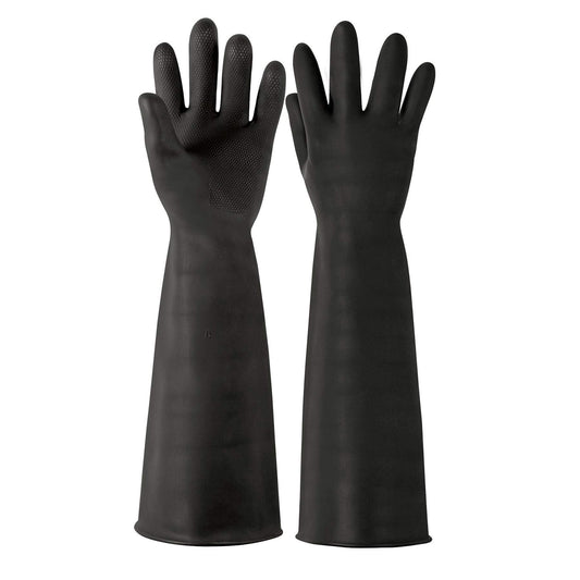 Guantes de Látex Truper M Uso Industrial puño Extralargo