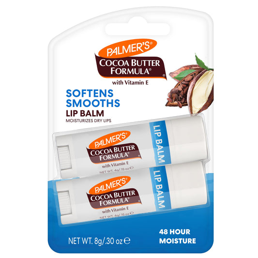 Palmer's manteca de cacao Ultra Hidratante Bálsamo Labial SPF 15 Duo para Unisex, 2 unidades