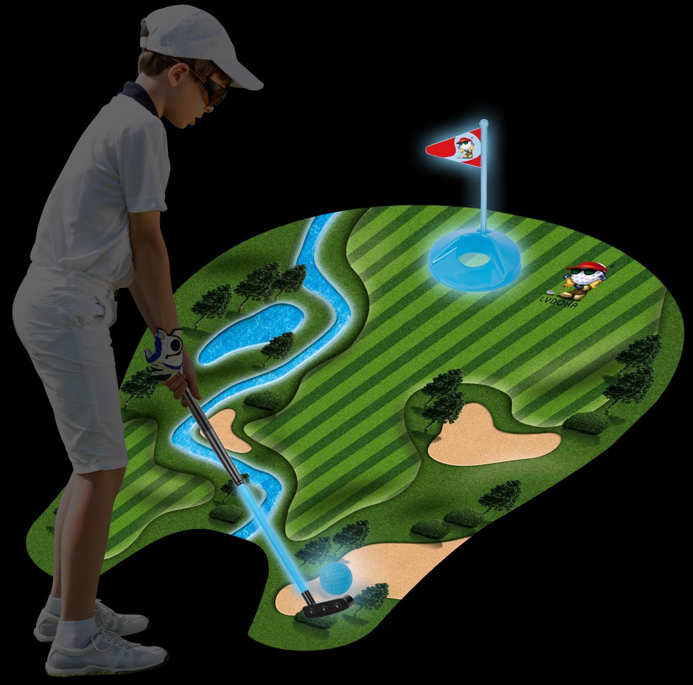 Brillo en la Oscuridad para Juegos de Inodoro, Regalos Divertidos para Hombres