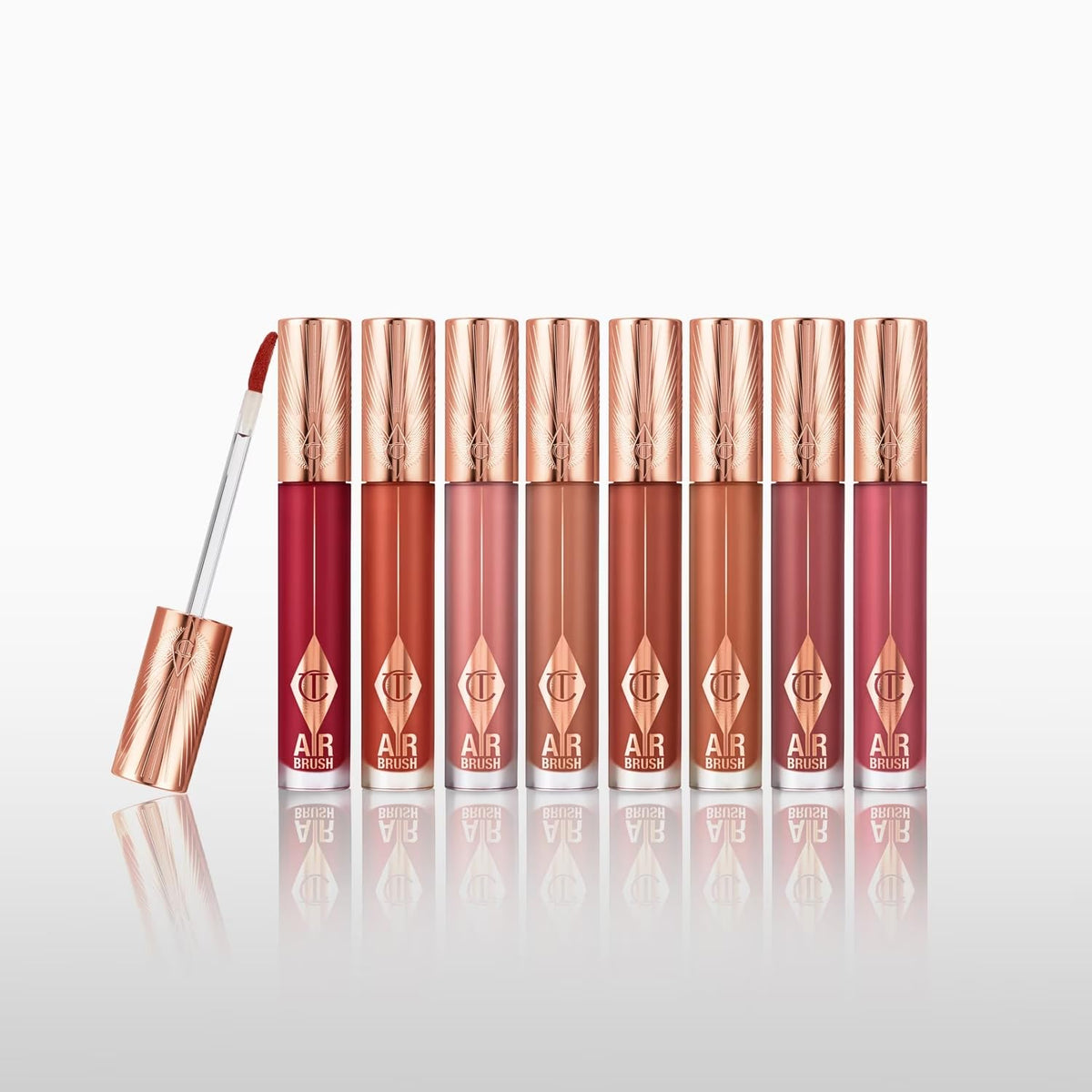 Charlotte Tilbury - Air Blush Flawless Lip Blur Liquid Lipstick - Pillow Talk Blur - labial liquido