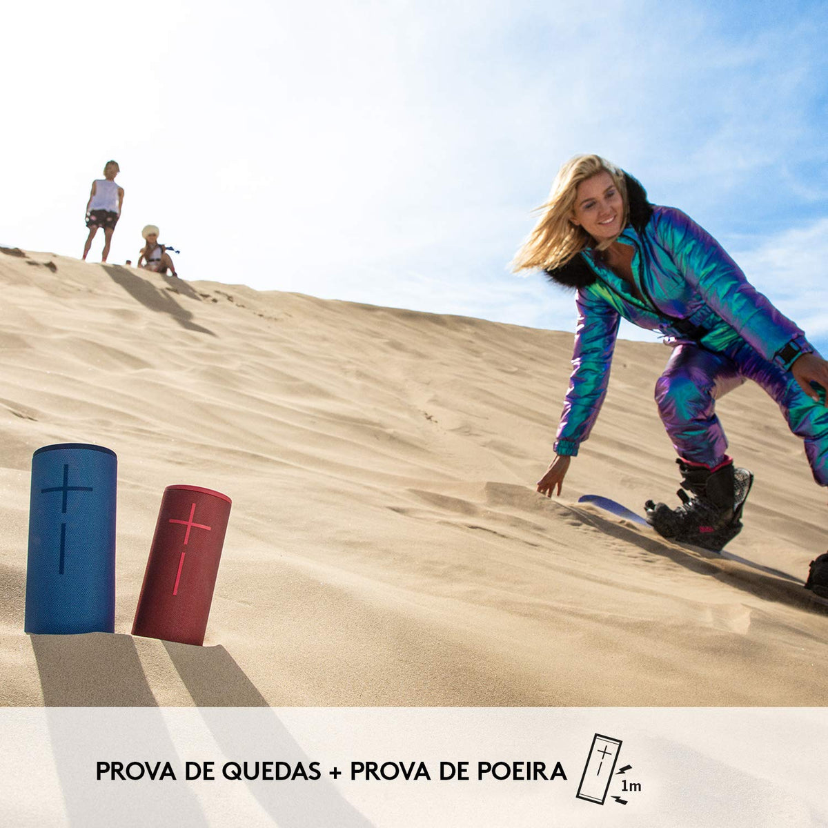 Bocina Portátil Bluetooth Ultimate Ears Boom 3 Roja Impermeable y Flotante con Graves Profundos