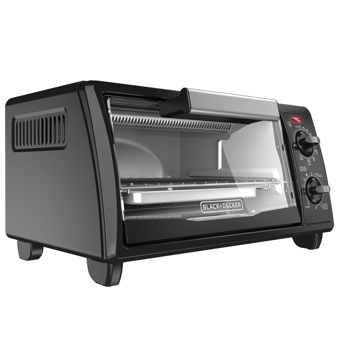 Horno Eléctrico Black + Decker Hornea, Asa, Tuesta y Calienta