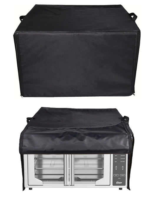 Cubierta de polvo resistente al agua para encimera de convección de puerta francesa y horno tostador, compatible con horno de convección Oster, horno tostador de encimera 8 en 1,
